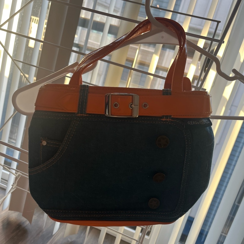 Vintage Denim Skirt purse
